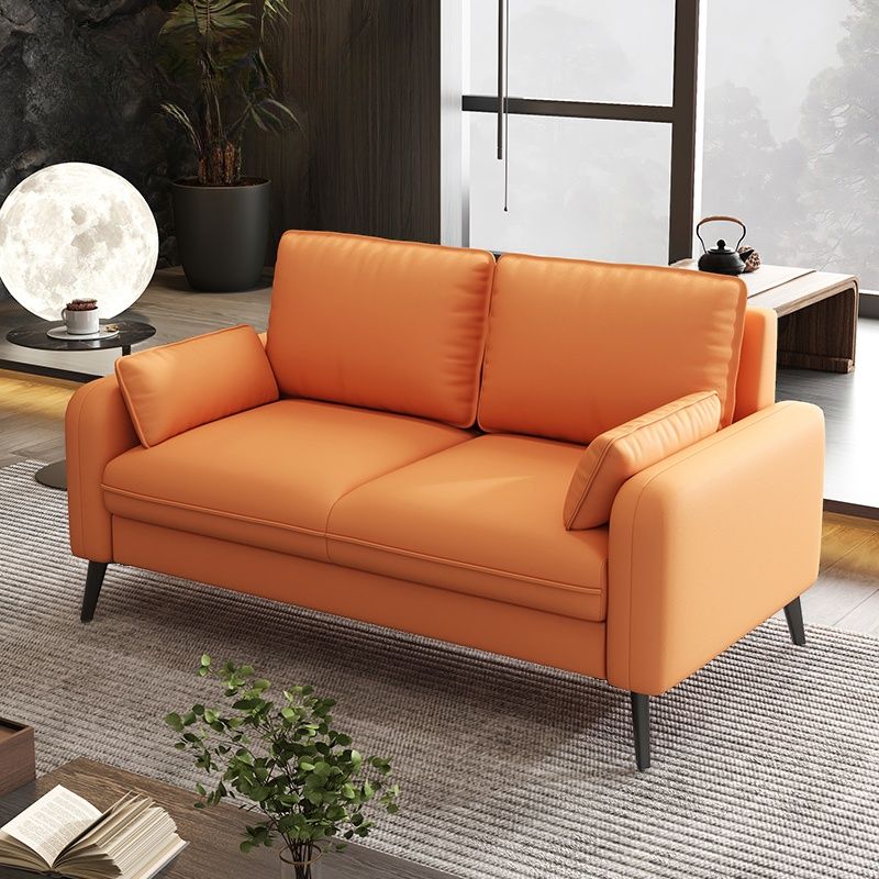 Versatile Standard Sofa/Loveseat/Single Sofa with Loose Back in Olive Green/Amber Color/Coffee and Arm
