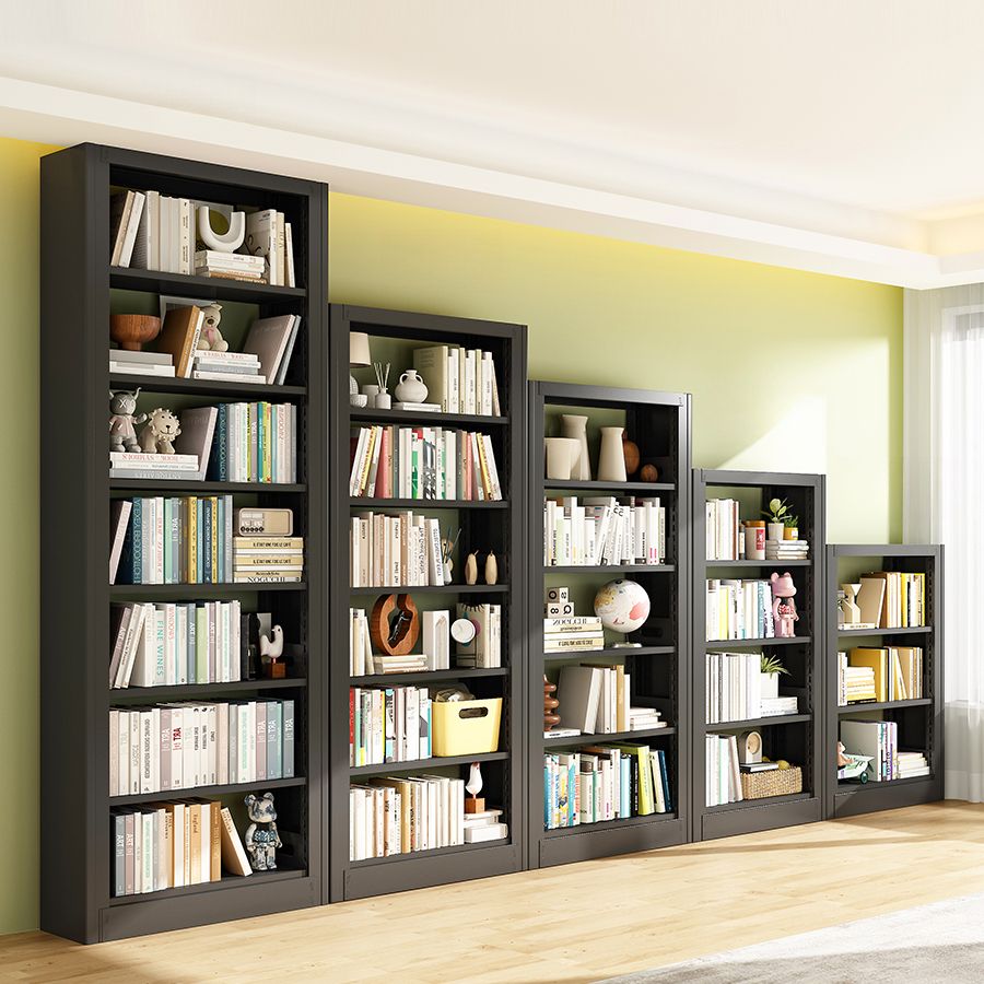 Ink Vertical Shelf Organizer with 3 Shelves, Steel Frame, Open Back
