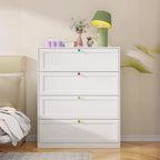 Chalk Trendy Metal Semainier/Bachelor Chest with 4/5/3 Drawers Vertical/Horizontal