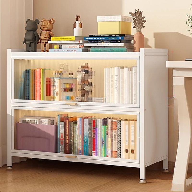 Vertical Alloy Organizing Shelf with Closed Back, Polymer Compound Door and 4-Shelf/5 Shelves/3-Shelf