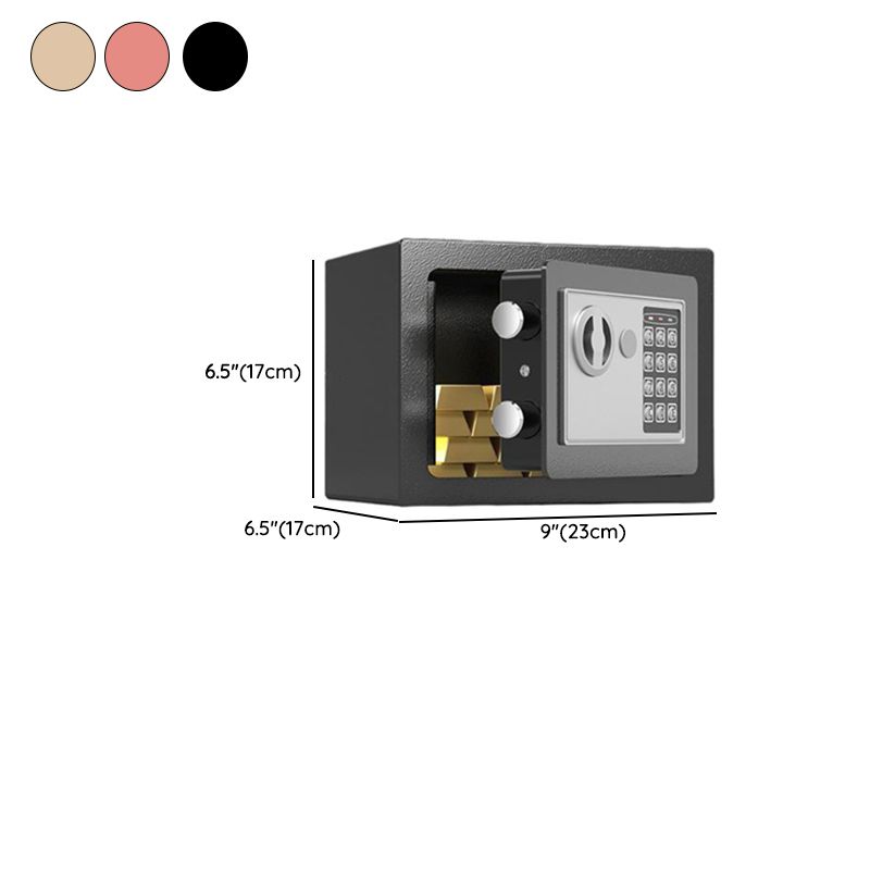 Steel Security Safe with Battery, Pry Resistant Lockable Keys