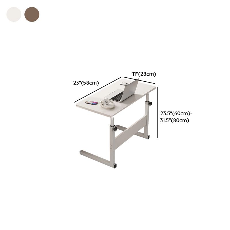 Trendy Engineered Wood Laptop Cart with Flexible Height and Casters