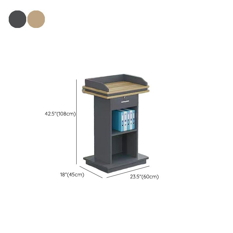 Modern Full Podium with Storage and Rollers