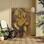 Multicolor Opaque Fold-up Screen Divider with Natural Wood Frame, 4 Panels/3 Panels, Double Sided Print, and Independent Free Standing