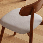 Modish Rectangular Desk Sets for Home Office with Padded Chair(s) in Auburn/Natural Color, Compartments, Table Desk Included