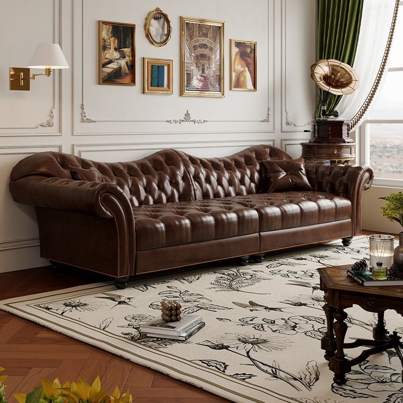Modish Solid Color Water Resistant Standard Sofa in Midnight Black/Jade Green/Espresso, Seats 3/2-seater with 1 Pillow
