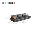 Modern High-Density Sponge Sofa with Water Resistant Seat and Included Pillow