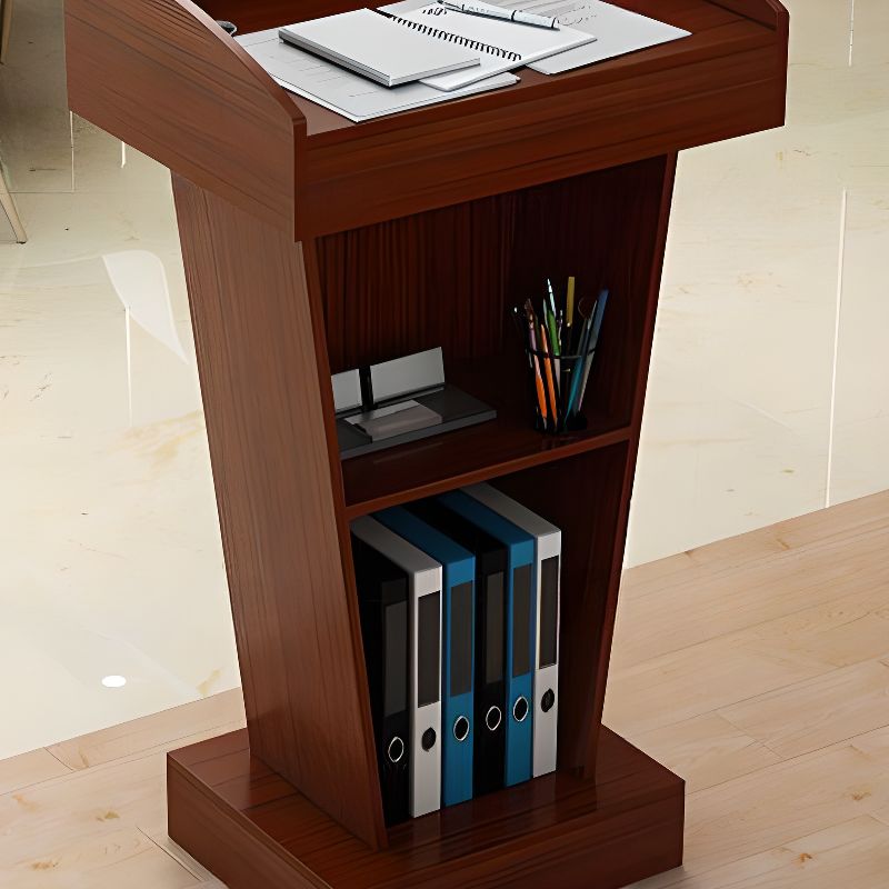 Modern/Glam Engineered Wood Full Podium with Storage