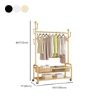 Modern Simple Style/Glam Hall Rack with Receptacle, Steel Frame, 1 Basket, and Shoe Storage