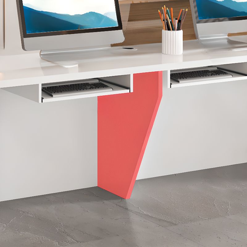 Rectangular Reception Desk with Locker, Hutch, Keyboard Tray, Cable Management, and Filing Cabinet in Manufactured Wood Top