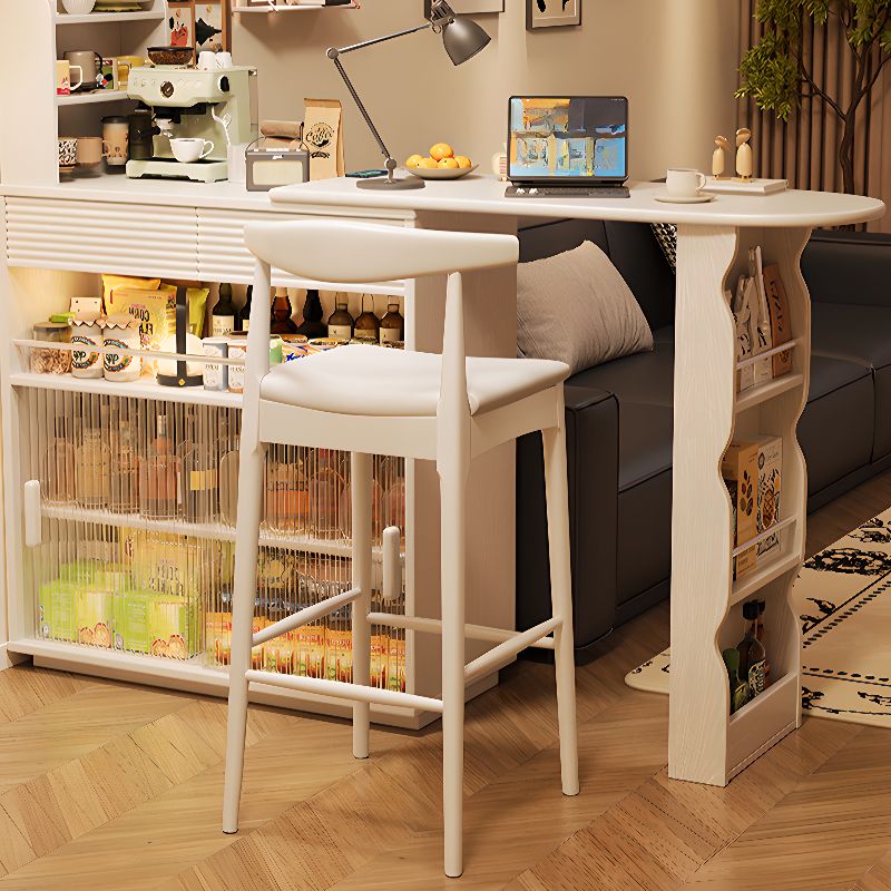 Unmovable Pedestal Gateleg Asymmetrical Pub Table