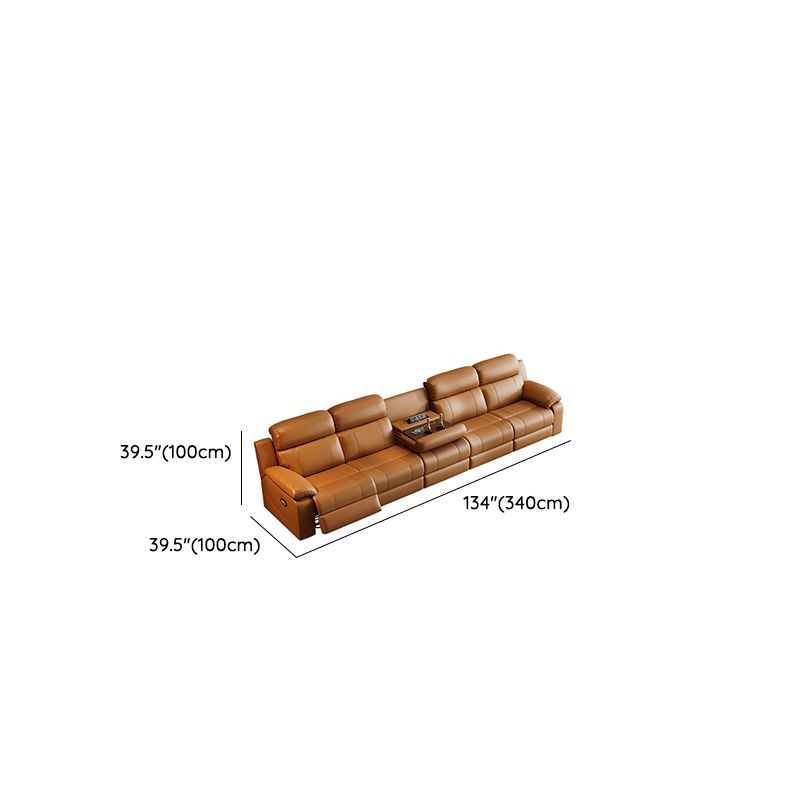Modish Solid Color Stain Resistant Standard Sofa/Loveseat/Single Sofa in Light Brown for 3-seater/4-seater/2