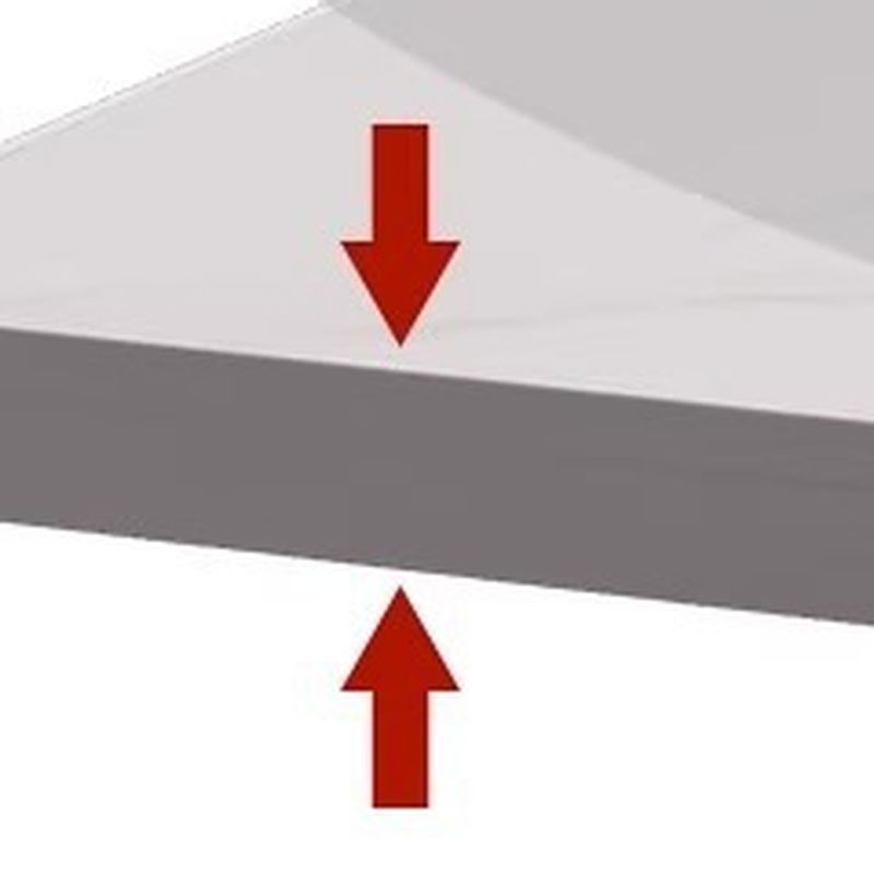 Midnight Black/White/Natural Finish Trendy Folding Square Fold-up Card Table with Scratch-shielded MDF Wood Top