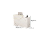 Rectangle Manufactured Wood Top Reception Desk with Locker, Hutch & Cable Management