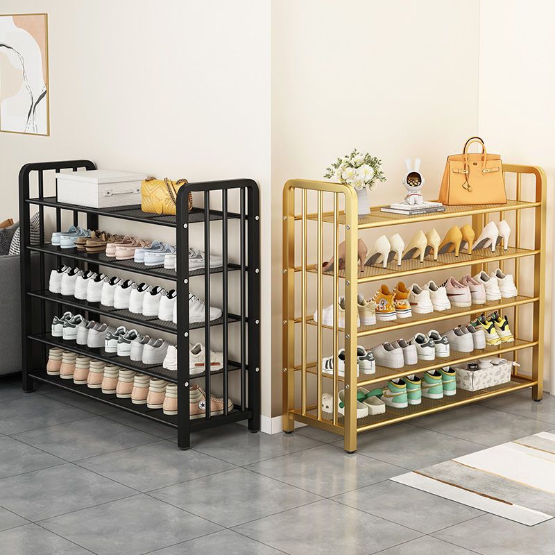 5 Tiers/4-tier/3-tier Modern Metal Standalone Shoe Shelf with Shelf