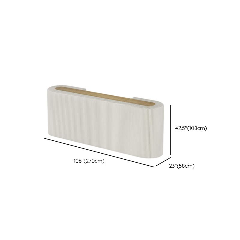Chalk Oblong Display Table with Locker Feature, Unfinished Finish, 30 to 39 in/40 in & Above Height, 50 in & Above Size, 20 to 29 in Width