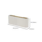Chalk Oblong Display Table with Locker Feature, Unfinished Finish, 30 to 39 in/40 in & Above Height, 50 in & Above Size, 20 to 29 in Width