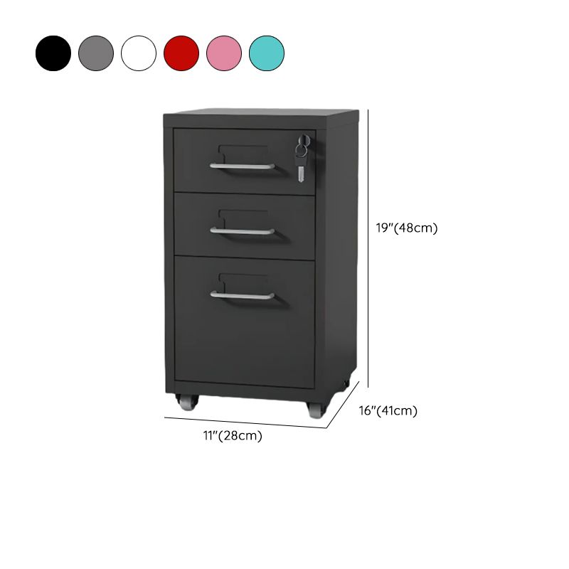 Home Office Free Standing Vertical Filing Cabinet: Hydrophobic, Stockroom Storage, Tableside Orientation, Secretary Safe