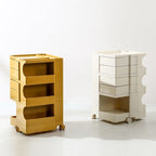 All Ages Use 4 Drawers/2 Drawers Plastic Utility Push Cart with Wheels