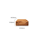 Modish Solid Color Water Resistant Standard Sofa/Single Sofa in Light Brown with 4-seater/5 Person/1 Person Capacity and 2 Pillows/1 Pillow