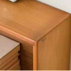 Organizing Shelf with 3-Shelf/2-Shelf/4 Shelves Vertical Opaque Glass Closed Back