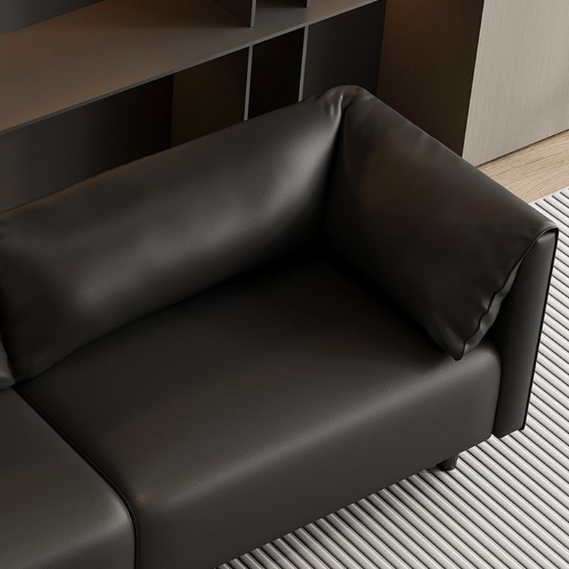 Drawing Room Loveseat with Light Gray/Olive Green/Amber Color Upholstery and Armrest
