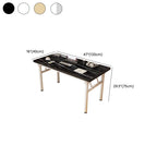 Composite Wood Dining Table with Legs, Stain Repellent, Foldable, 2-seater/Seating for 4