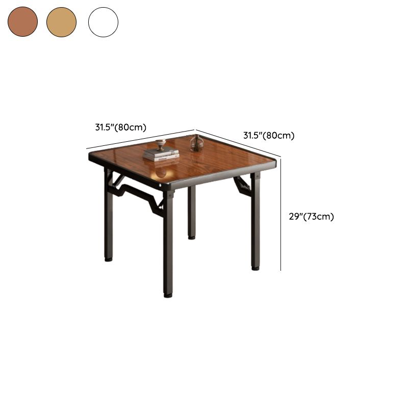 Laminate Dining Table with Legs, Scratch-repellent, Foldable, Square Top, 2-seater/4-seater