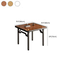 Laminate Dining Table with Legs, Scratch-repellent, Foldable, Square Top, 2-seater/4-seater