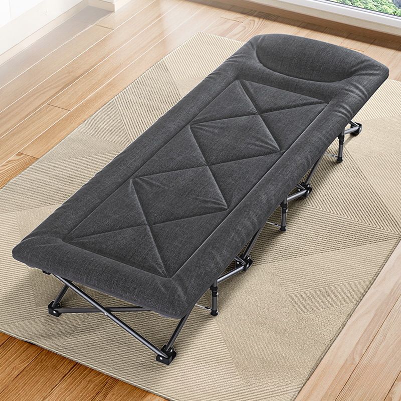 Contemporary Solid Color/Striped Arm Recliner with Alloy Frame and Non Rocking Base