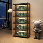 Cubitac Curio Cabinet with Locker Storage, Safe Cabinet Locking, Independent and Encased Design