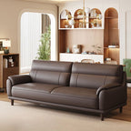 Trendy Solid Color Water Resistant Standard Sofa/Loveseat/Single Sofa in Dark Gray with Arm, Seats 3/2 People/1 Person