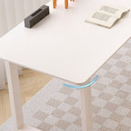 Casual Writing Desk with Easy Assembly, Scratch-proof Sleigh Base, Chalk Slate Top