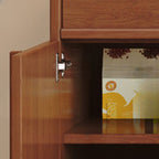 Trendy Wardrobe Chest Of Drawers with 2 Cabinets and 2 Interior Shelves