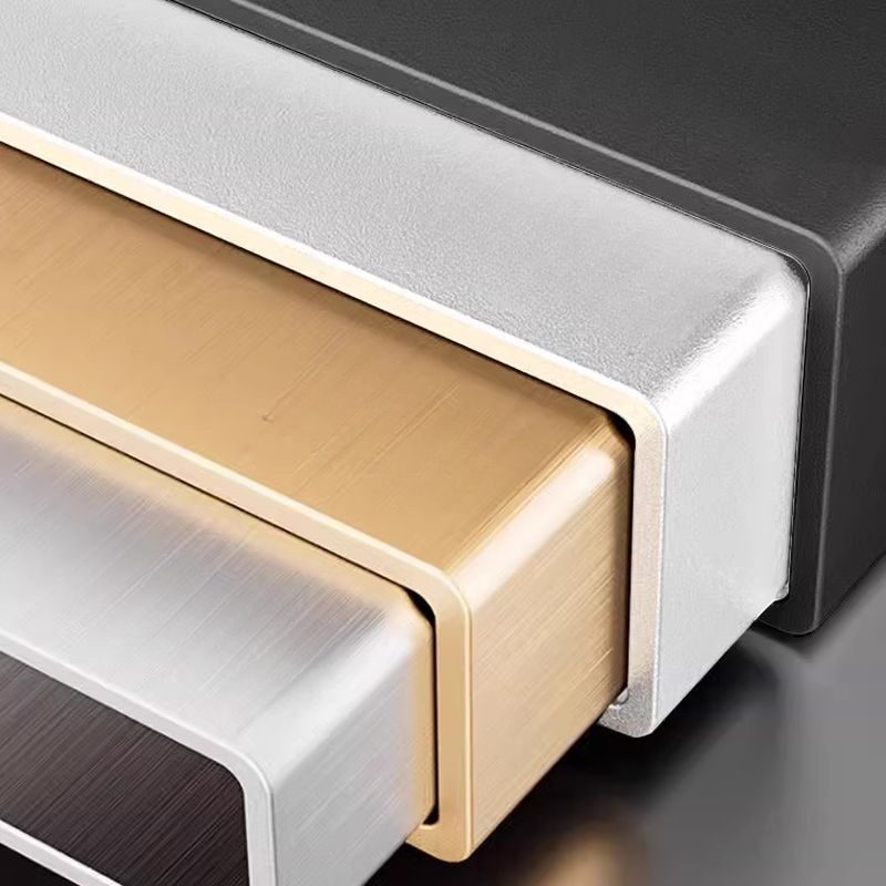 Ink Minimalist Steel Warehouse Storage Rack with Caster Wheels and Shelves, Detached Installation