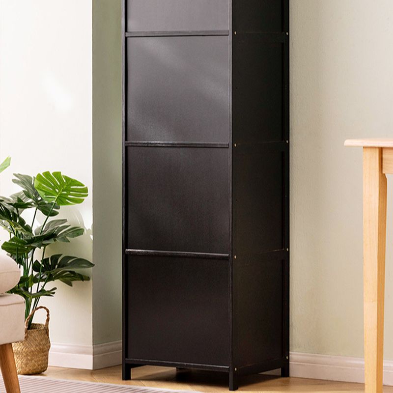 Ink Vertical Shelf Organizer with 5 Cabinets and 5-Shelf Closed Back