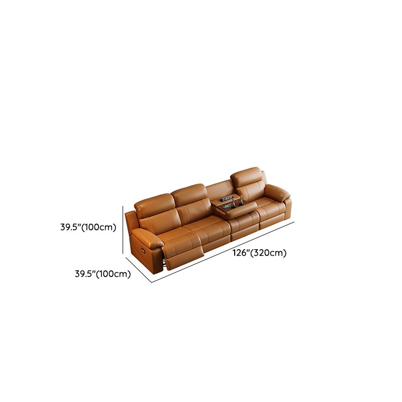 Modish Solid Color Stain Resistant Standard Sofa/Loveseat/Single Sofa in Light Brown for 3-seater/4-seater/2