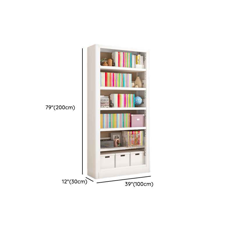 Chalk Organizer Shelf with 7 Shelves/6-Shelf/5 Shelves in Steel, Vertical, Open Back