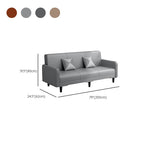 Drawing Room Gray/Light Brown/Off-White Standard Sofa with Armrest