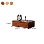 Free Standing Horizontal Filing Cabinet/Vertical Filing Cabinet in Wood with 1 Shelf and Drawer in a Simplistic Style