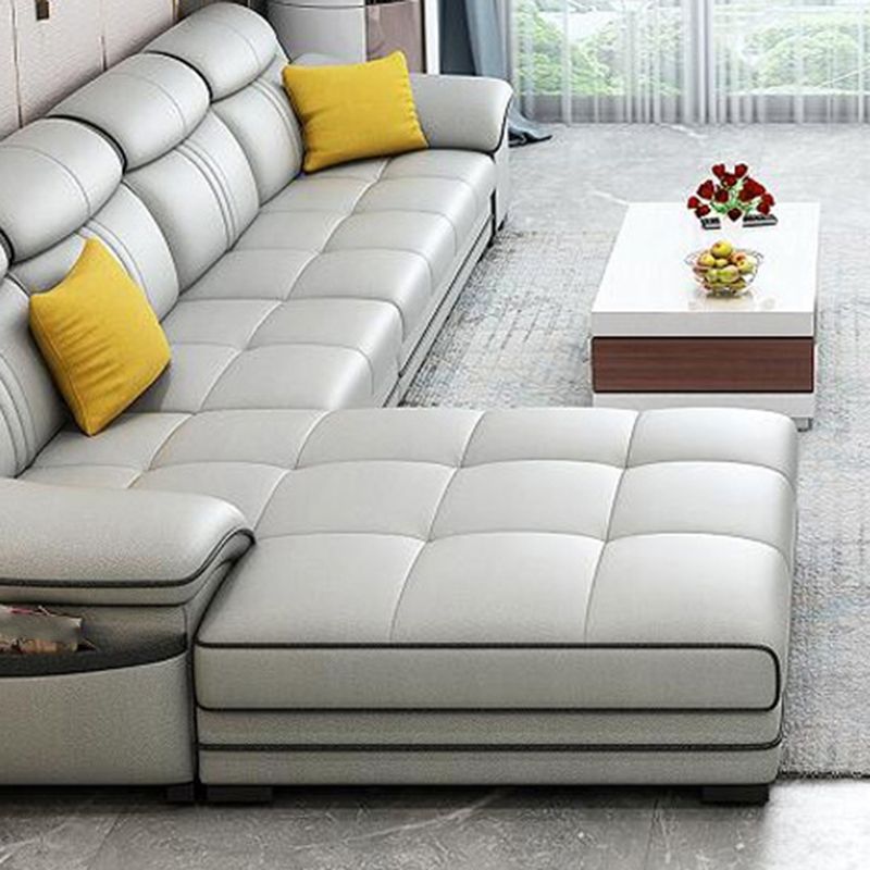 Living Room Modular Sofa in Modern Style Sofa with Pillow Armrest