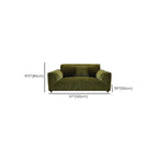 Drawing Room Standard Sofa/Loveseat in Soft-pile Fabric with Sage Upholstery and Armrest