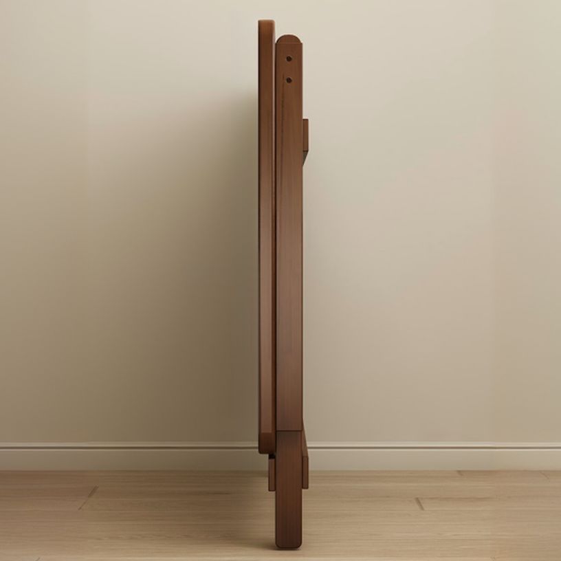 Sepia Trendy Folding Rectangle/Square Flip-top Table with Anti-stain Natural Wood Top