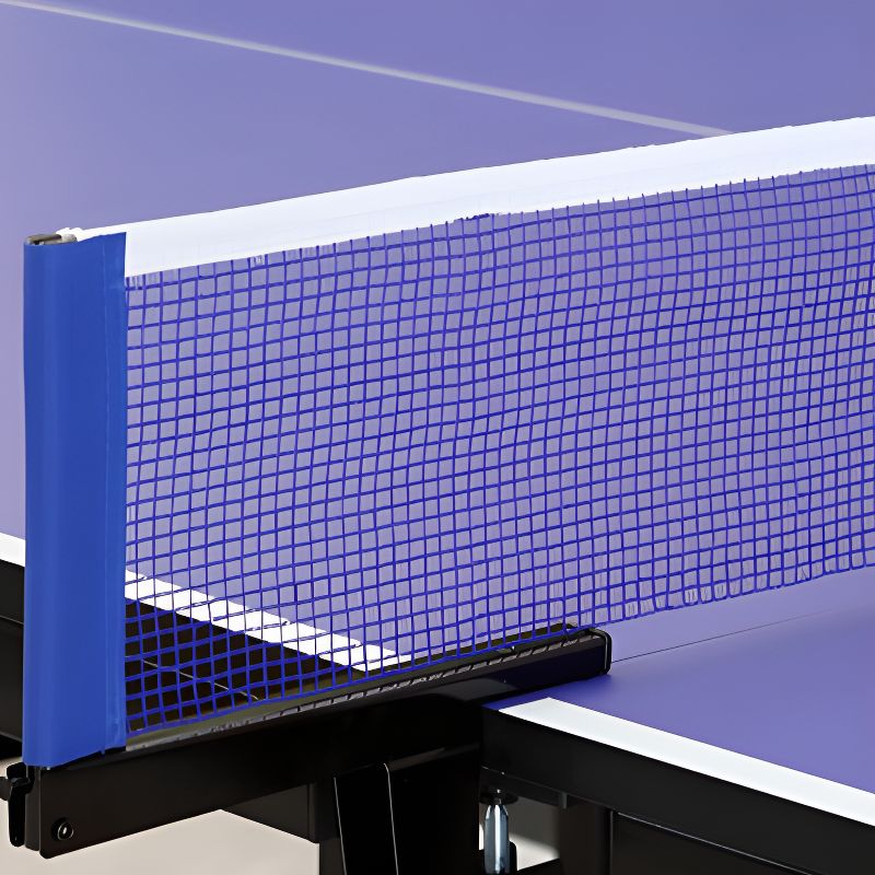 Dual-Tone Cerulean/Olive Green Indoor/Outdoor Ping Pong Table with Synthetic Laminate and Paddle