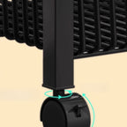 Portable Center with Metal Countertop and Basket Options: 2 Baskets/3 Baskets/4 Baskets