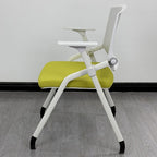 Simple Ergonomic Office Chairs with Midnight Black/Turquoise/Citrus Color Upholstered Armrest
