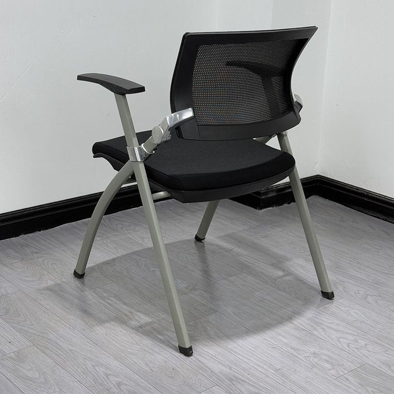Simple Upholstered Blue/Turquoise/Citrus Color Office Chairs with Armrest and Ergonomic Design