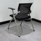 Simple Upholstered Blue/Turquoise/Citrus Color Office Chairs with Armrest and Ergonomic Design