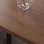 Simplistic Solid Wood Rectangle Table with Eased Edge, No Seating, and Assembly Required