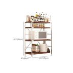Brown Standard Baker's Rack with Butcher Rack, Rust Resistant
